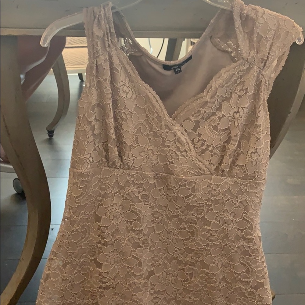 Dress right above  the knee length